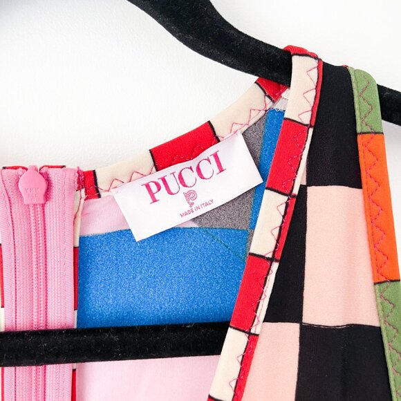 Emilio Pucci Giardino Print Long Dress Maxi Stretch-jersey - Picture 6 of 16